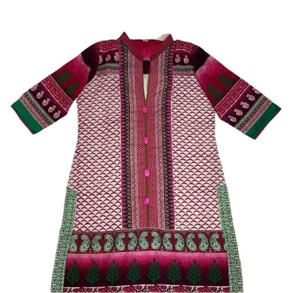 Women's Floral Long Tunic Top(Size Large) - Picture 9 of 9